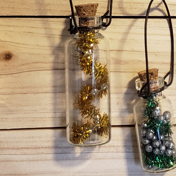 Miniature Bottle Christmas Tree Ornaments - Picture 5 of 9